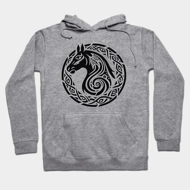 Celtic Horse Hoodie by MC Digital Design